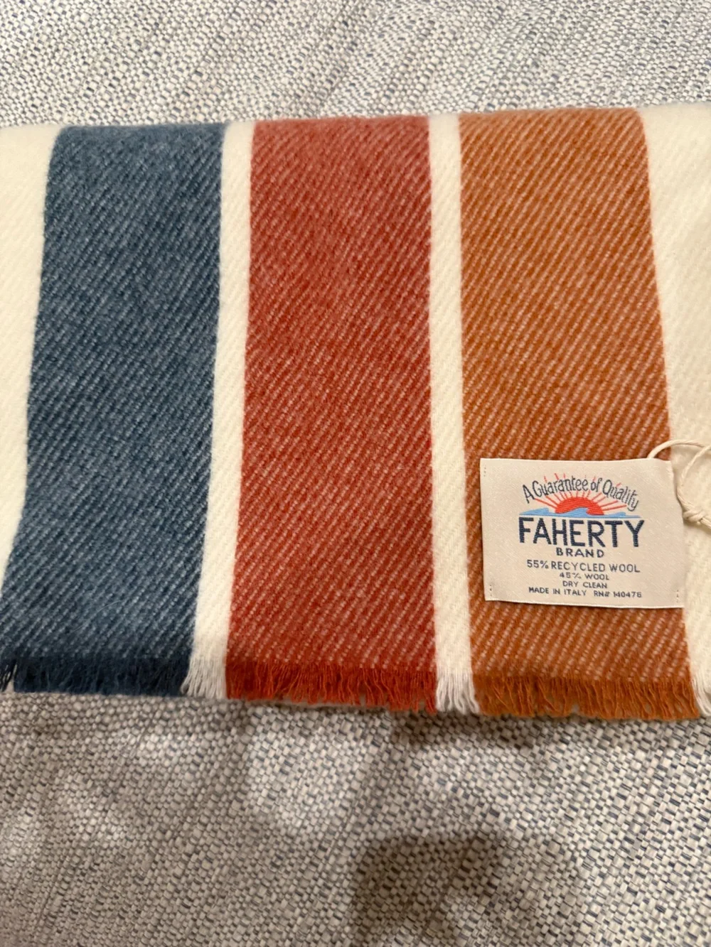 Faherty Sun and Wave Scarf - Picture 5 of 8